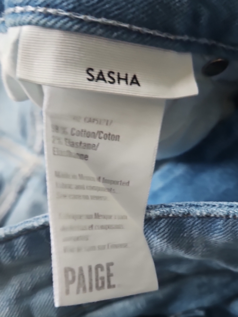 PAIGE Sasha high waist wide leg jeans size 29 - Picture 8 of 13